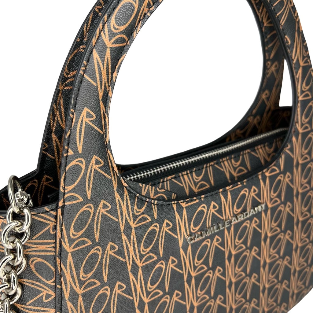 Camilla Vegan Leopard Printed Shoulder Bag| Italian Fashion Bags